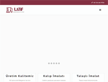 Tablet Screenshot of latifkalip.com
